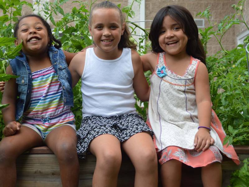 Learning Paths Academy, Youth Zone Program, Group little girl friends smiling for a group picture